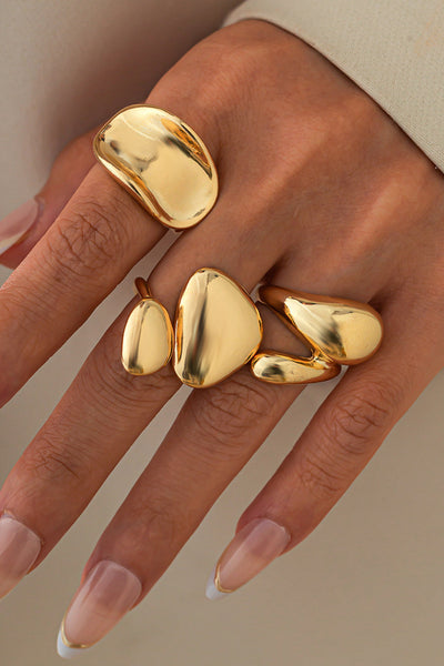 Mercedes - Anillos Irregulares de Metal