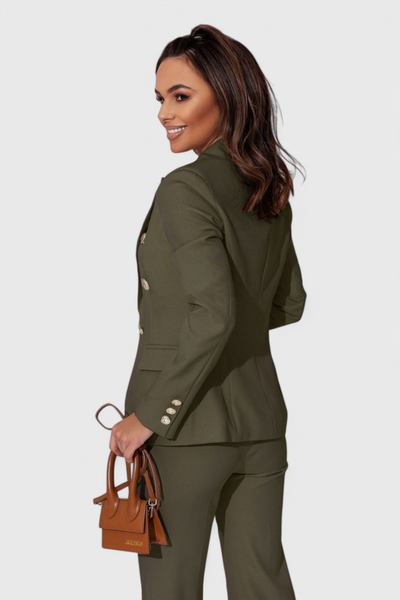 Rosalind - Conjunto de Blazer y Pantalones Elegante