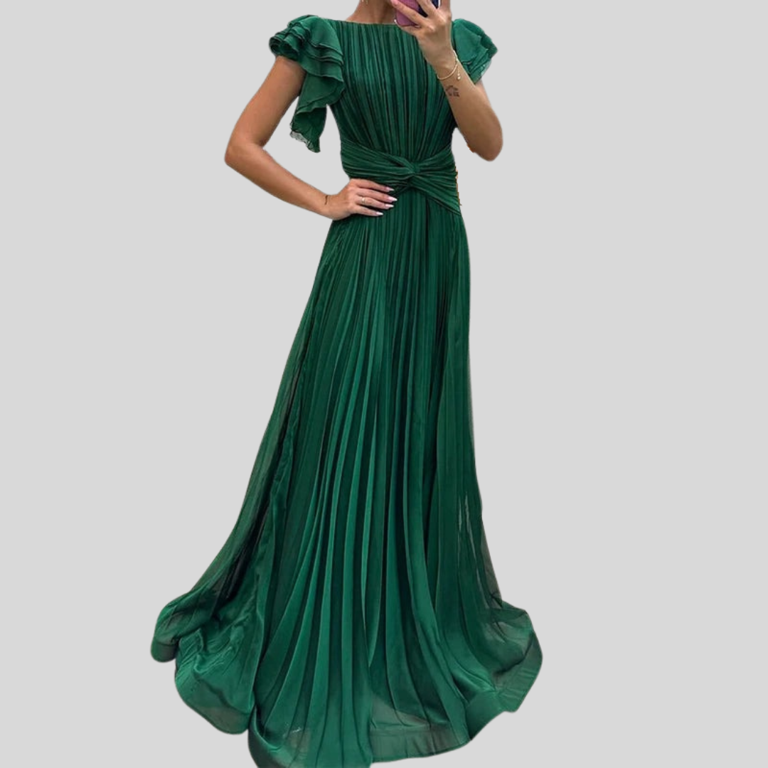 Rory | Vestido de noche plisado