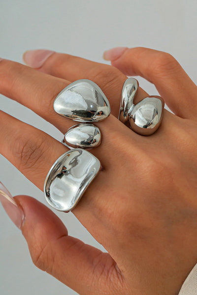 Mercedes - Anillos Irregulares de Metal