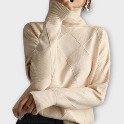 Melanie - Suéter de Cuello Alto Confortable