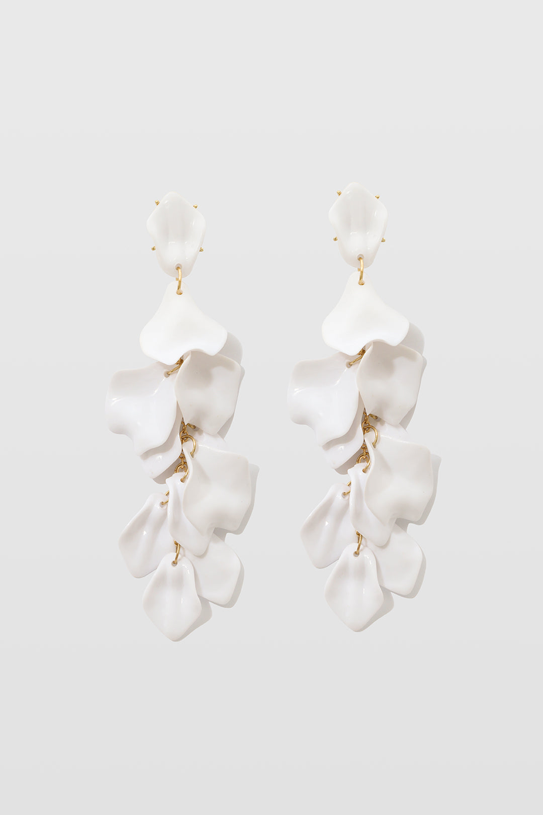Miriam - Pendientes de Gotas de Pétalos de Orquídea