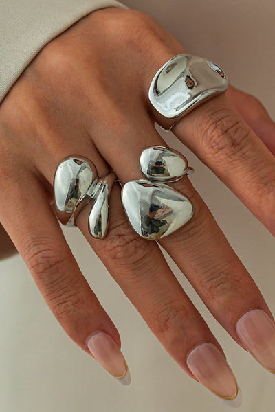 Mercedes - Anillos Irregulares de Metal