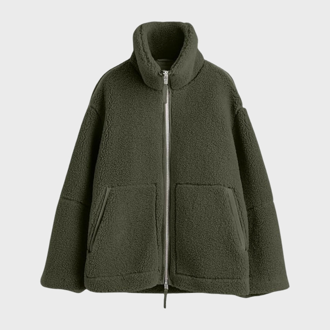 Milena | Casaco de Pelo Polar Largo