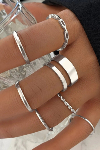 Amaya - Conjunto de 7 Anillos