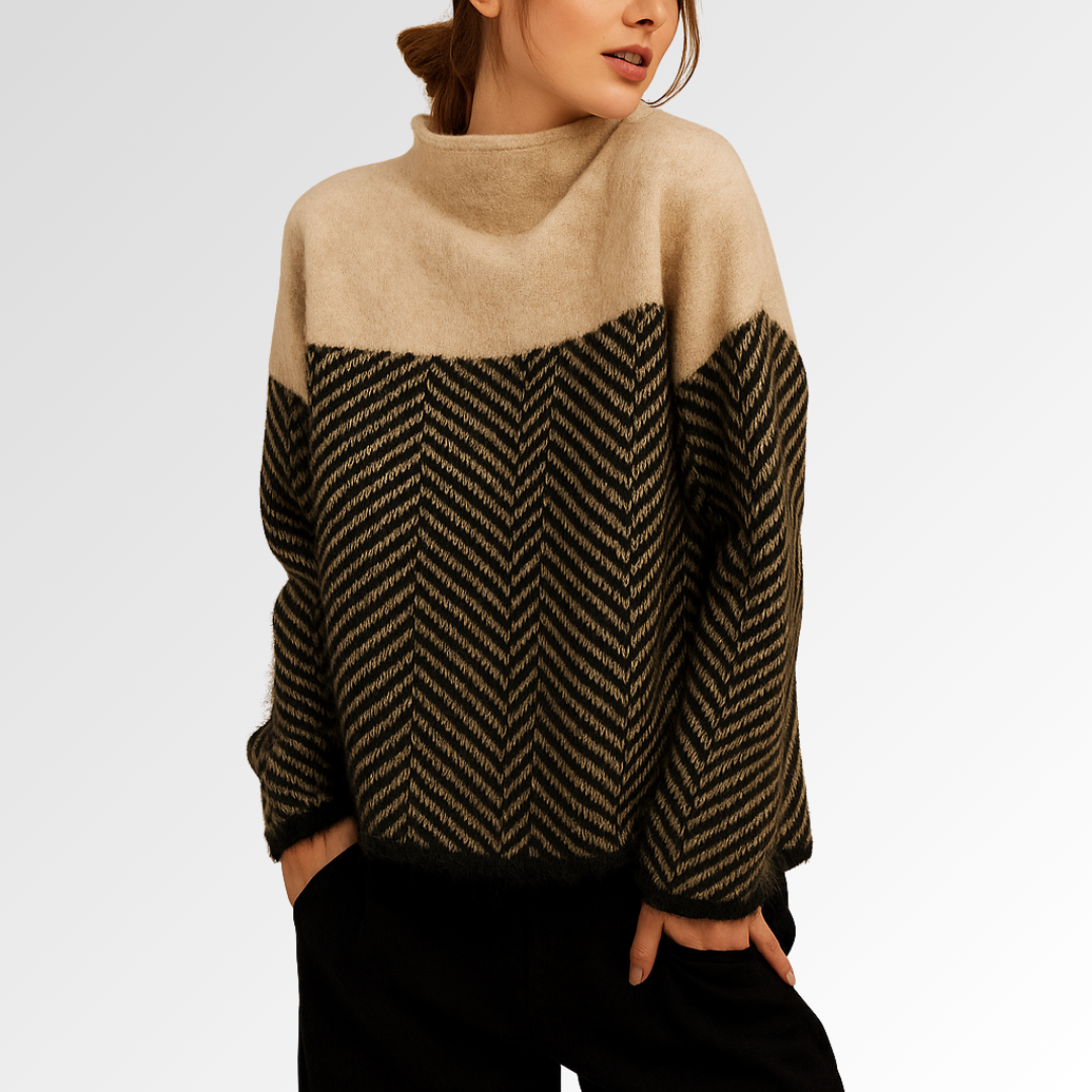 Zara | Suéter Térmico de Mujer con Cuello Alto | Calor Clásico