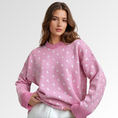 La Marina | Suéter con Estampado de Veleros