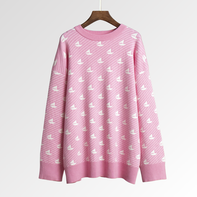 La Marina | Suéter con Estampado de Veleros