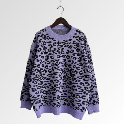 Luna Leopard | Suéter Acogedor para Otoño e Invierno