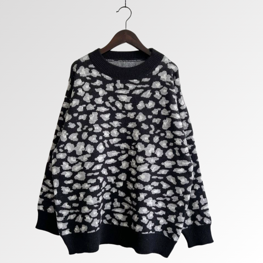 Luna Leopard | Suéter Acogedor para Otoño e Invierno