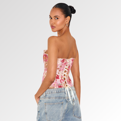 VÉLANE | Corsé de Encaje Top