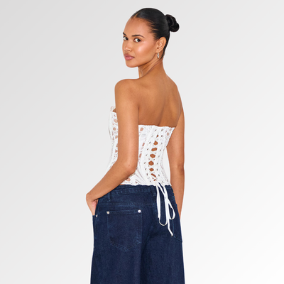 VÉLANE | Corsé de Encaje Top