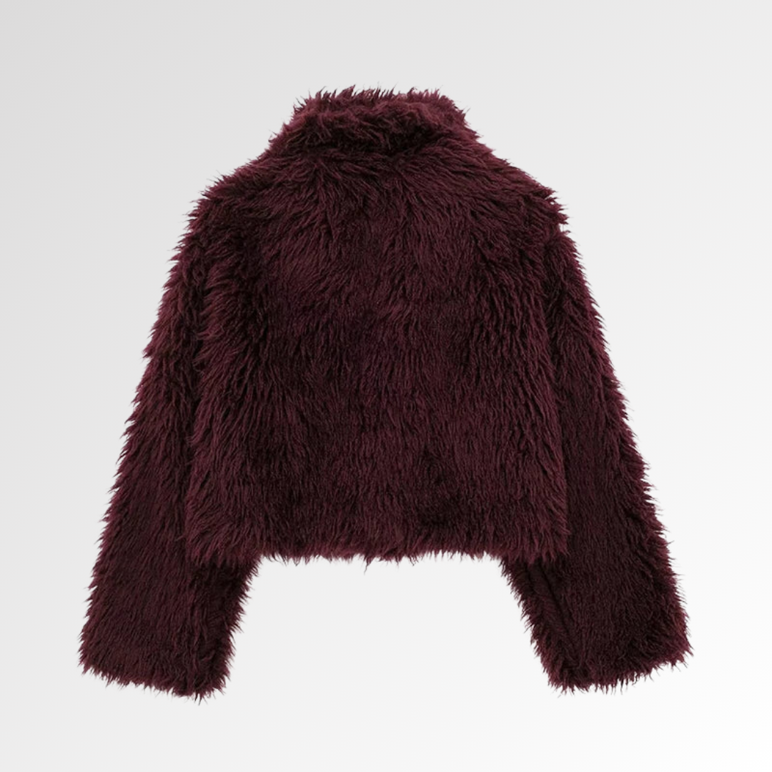 ALVARA | Abrigo Acolchado con Efecto Pelo