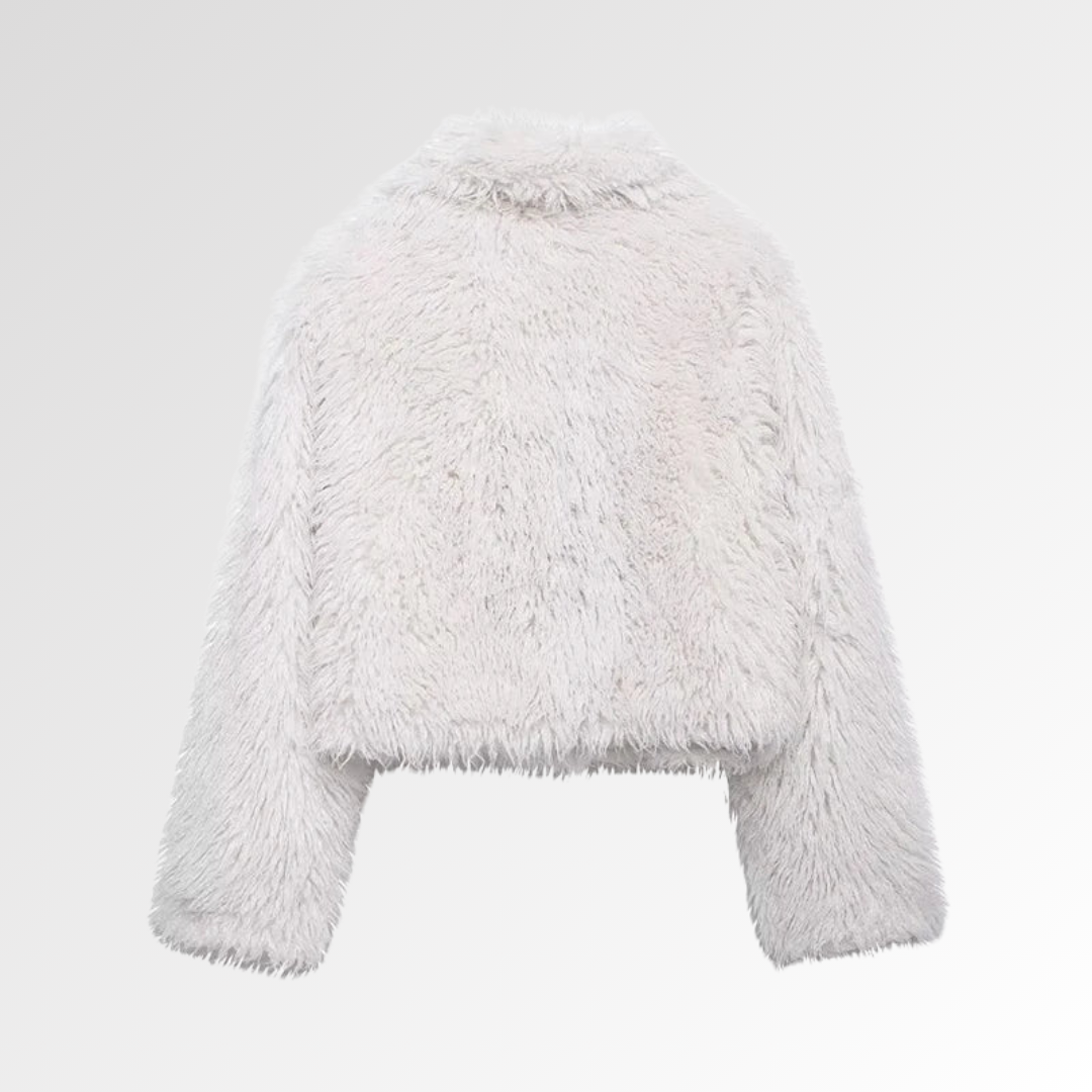 ALVARA | Abrigo Acolchado con Efecto Pelo