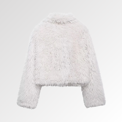 ALVARA | Abrigo Acolchado con Efecto Pelo