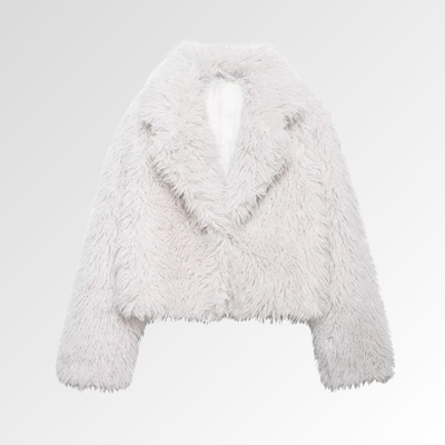 ALVARA | Abrigo Acolchado con Efecto Pelo