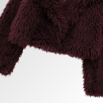 ALVARA | Abrigo Acolchado con Efecto Pelo