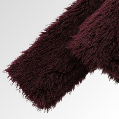 ALVARA | Abrigo Acolchado con Efecto Pelo