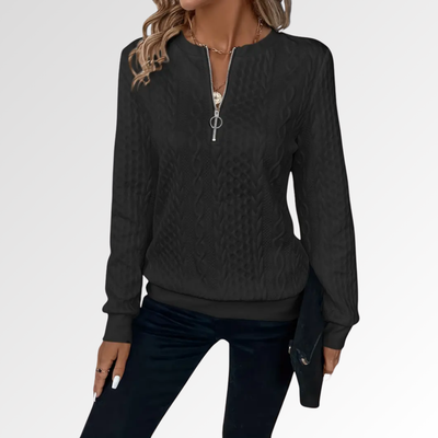 Amalia | Jersey de Punto con Cremallera Suave