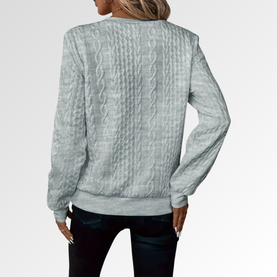 Amalia | Jersey de Punto con Cremallera Suave