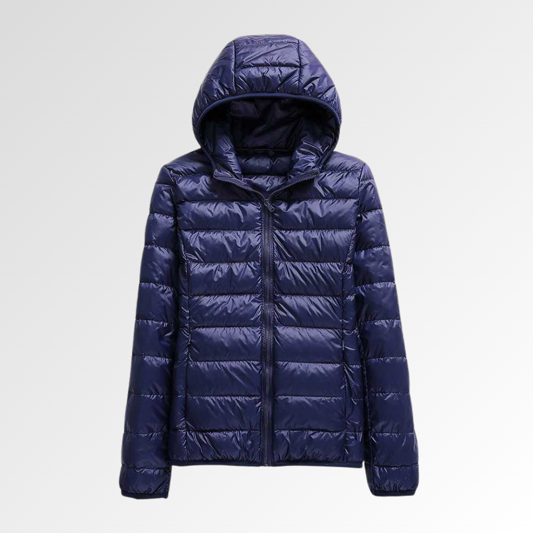 Nord | Nueva chaqueta impermeable con relleno de plumas de pato blanco