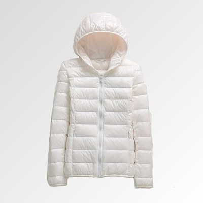 Nord | Nueva chaqueta impermeable con relleno de plumas de pato blanco
