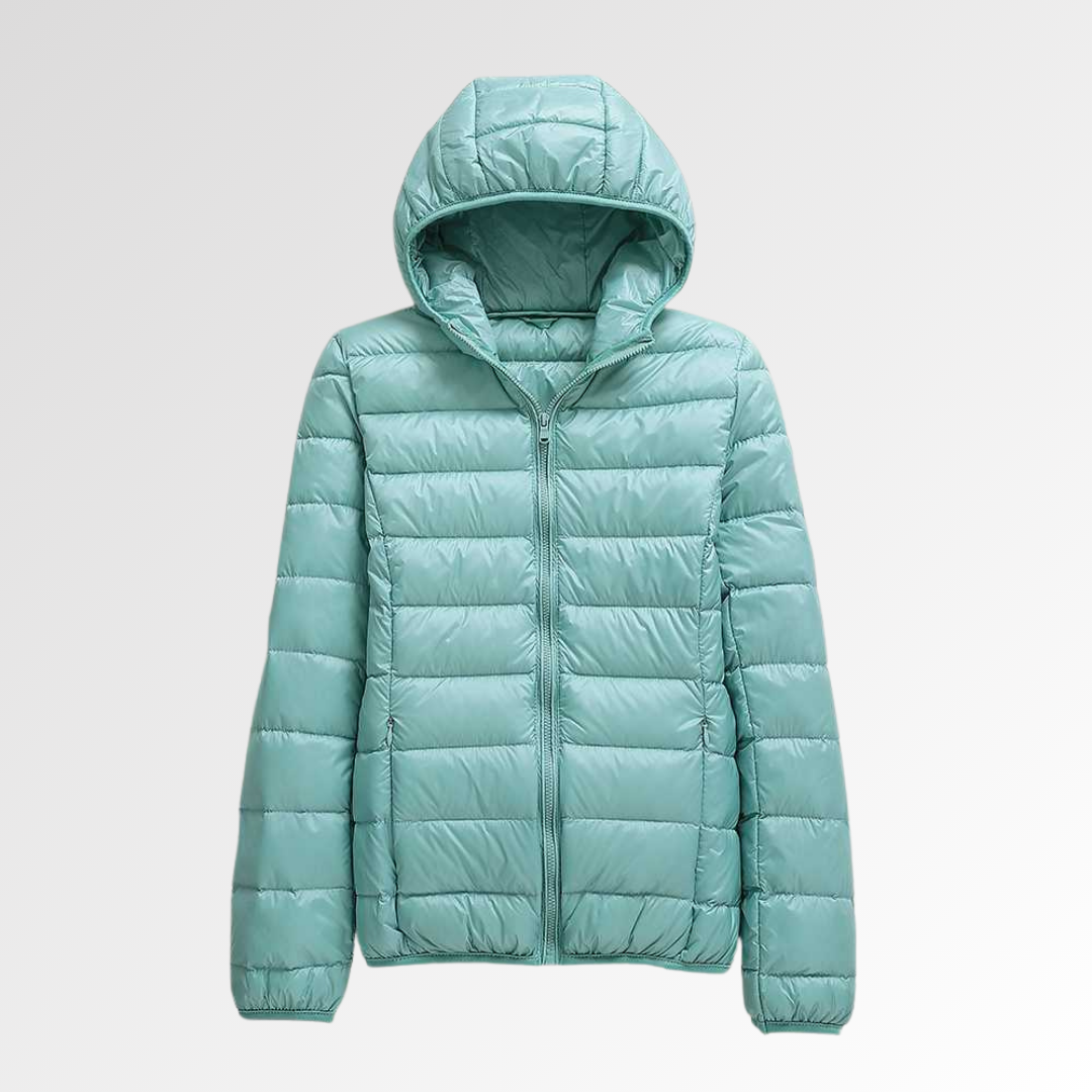 Nord | Nueva chaqueta impermeable con relleno de plumas de pato blanco