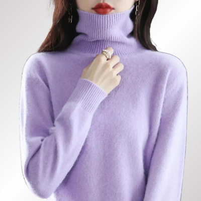 Eduarda | Suéter de cachemira con cuello alto