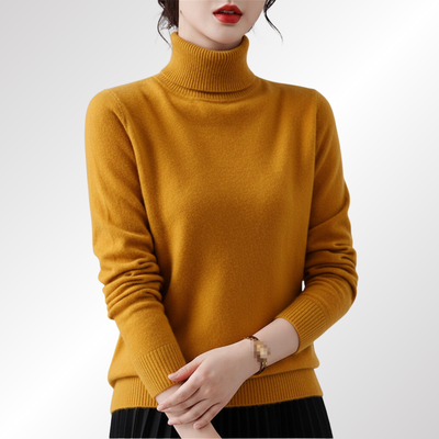 Eduarda | Suéter de cachemira con cuello alto