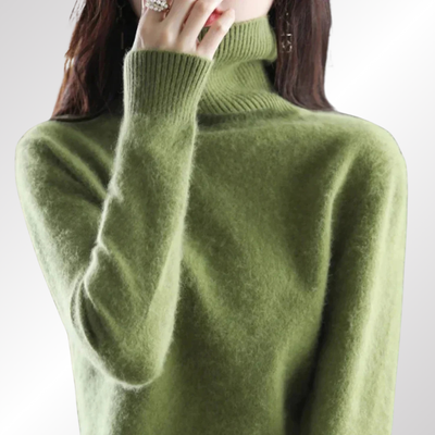 Eduarda | Suéter de cachemira con cuello alto