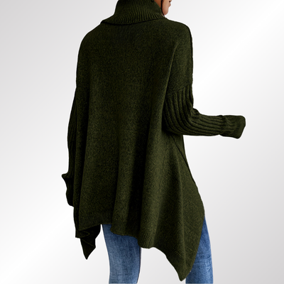 Laia — Suéter Polo Oversize Elegante