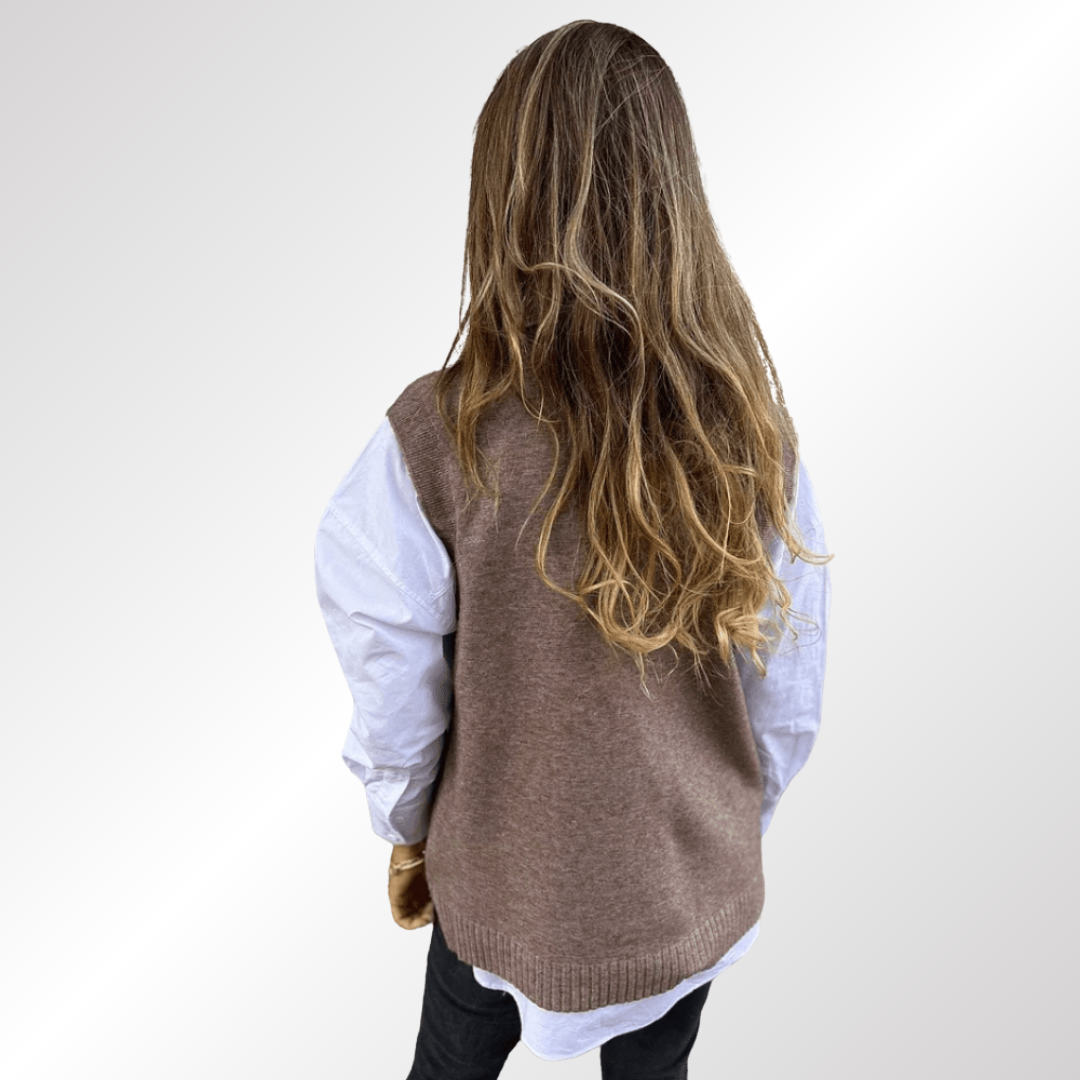 Violeta | Chaleco de Punto sin Mangas