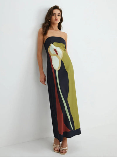 Harper | Vestido Maxi Sin Tirantes