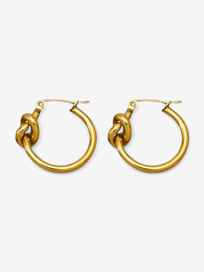 KNOTTED GRACE | AROS CON NUDO ELEGANTE Y SIGNIFICADO INTERIOR