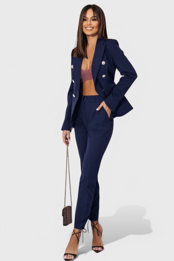Rosalind - Conjunto de Blazer y Pantalones Elegante