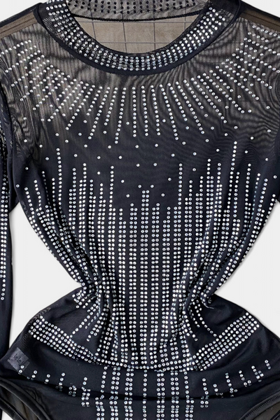 Body Malla Transparente Brillos De Ensueño Elite Colección