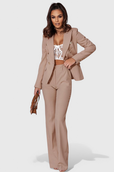 Rosalind - Conjunto de Blazer y Pantalones Elegante