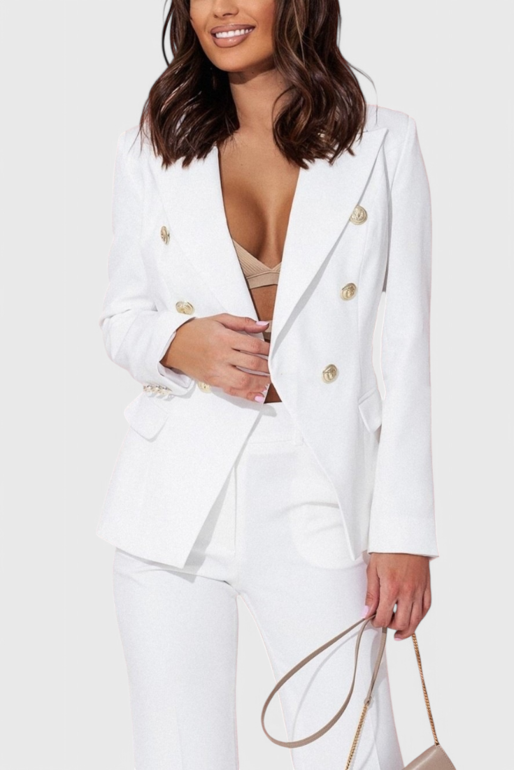 Rosalind - Conjunto de Blazer y Pantalones Elegante
