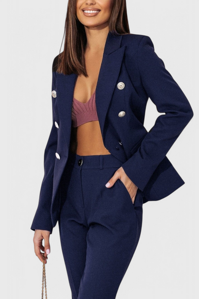 Rosalind - Conjunto de Blazer y Pantalones Elegante