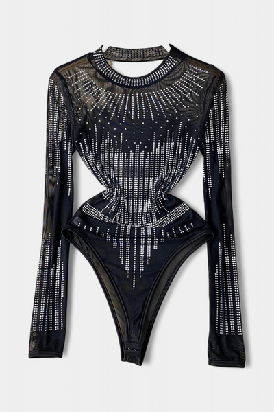 Body Malla Transparente Brillos De Ensueño Elite Colección