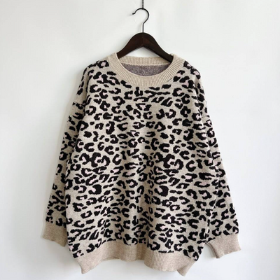 Luna Leopard | Suéter Acogedor para Otoño e Invierno