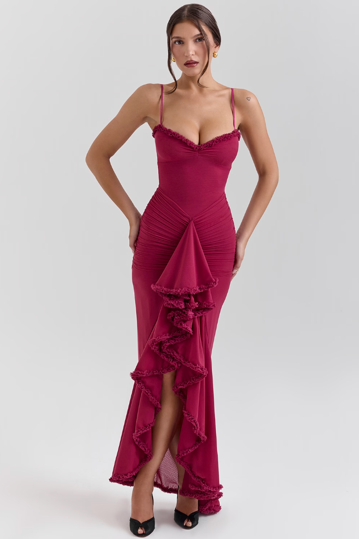 Rubí | Encantador Vestido con Volantes