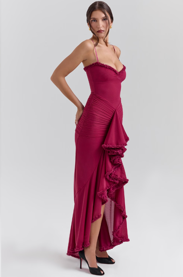Rubí | Encantador Vestido con Volantes