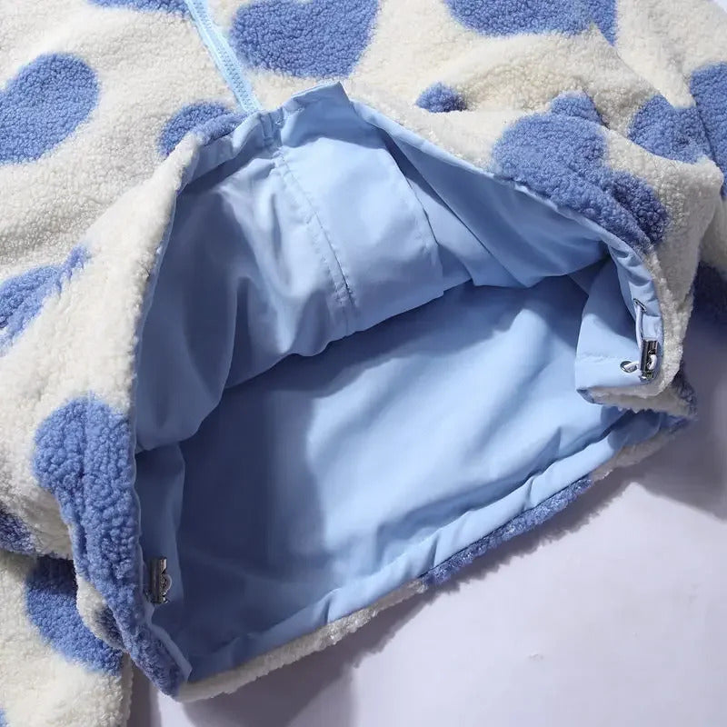 Valeria | Chaqueta Reversible con Detalle de Corazón