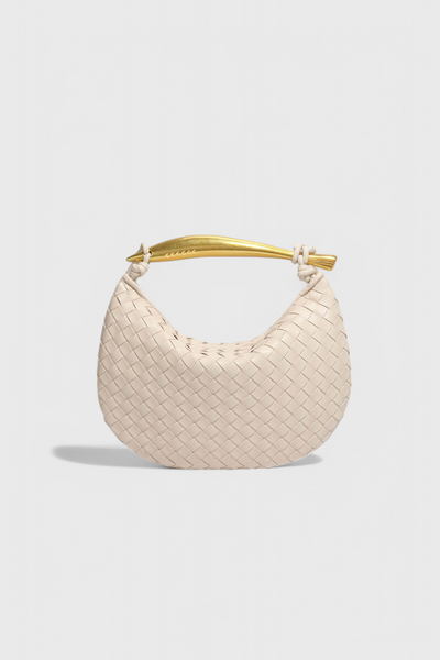 Gerda - Bolso Woven con Asa Dorada