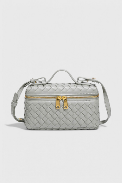 Milla - Bolso Mini Woven con Accesorios Dorados