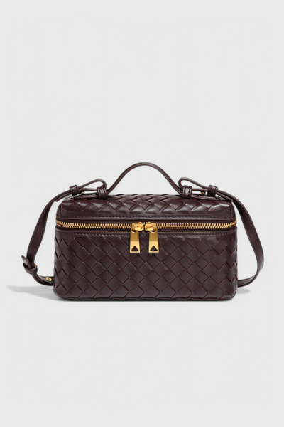 Milla - Bolso Mini Woven con Accesorios Dorados