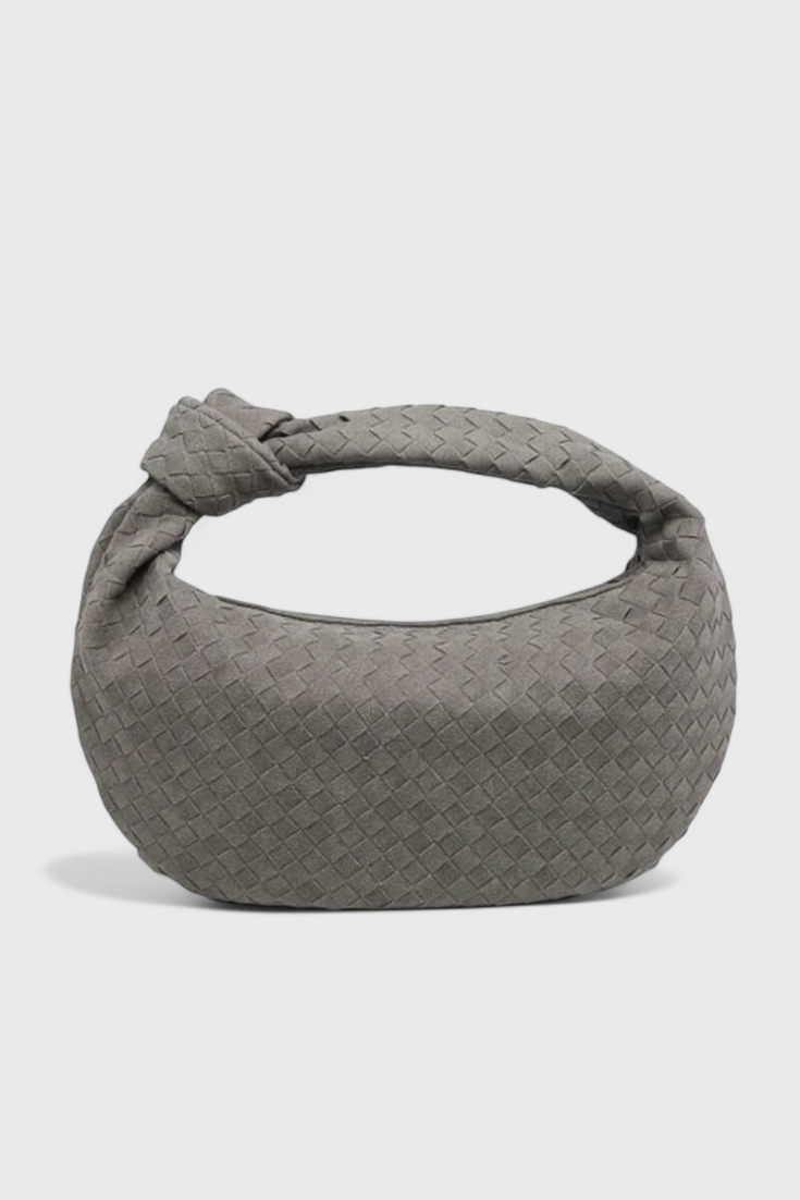 Lila - Bolso Mediano Woven con Detalle de Nudo