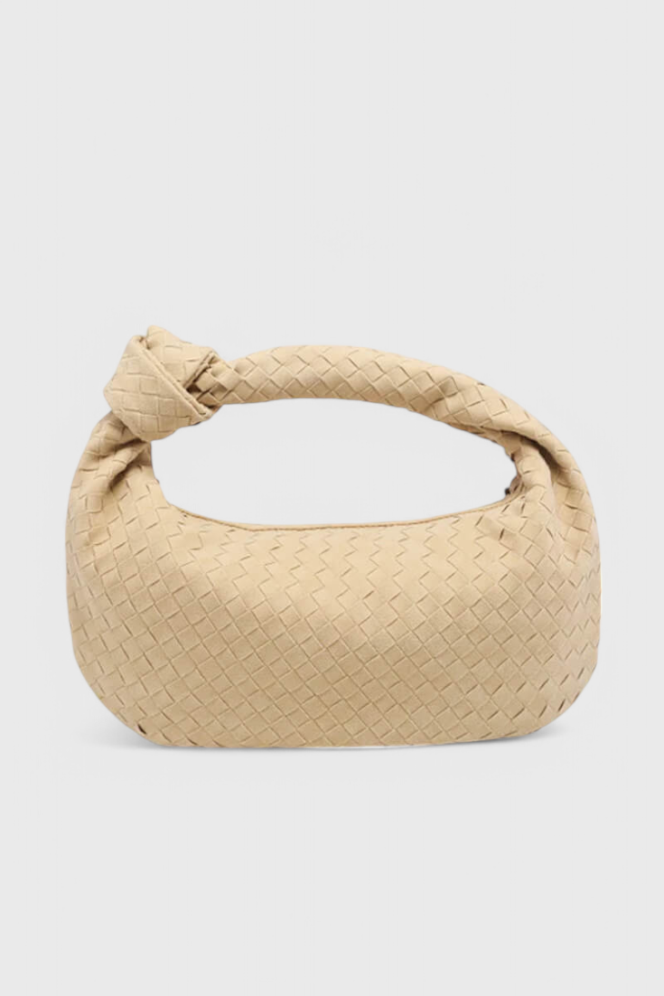 Lila - Bolso Mediano Woven con Detalle de Nudo
