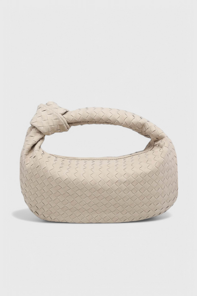 Lila - Bolso Mediano Woven con Detalle de Nudo